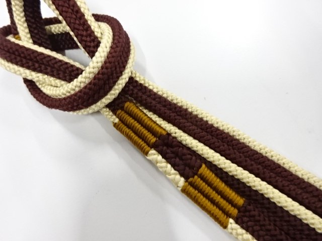  正絹　手組帯締め